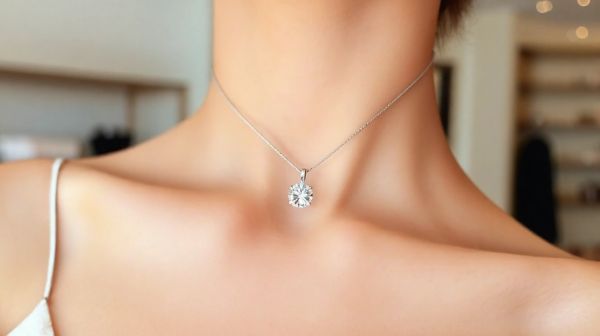 Top pendants en diamant féminin aux styles élégants